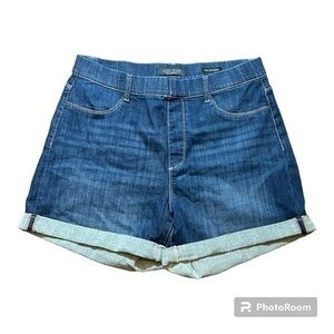Judy Blue pull on denim jean rolled hem shorts 3XL